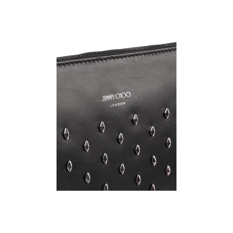 Jimmy Choo Derek Leather Clutch Bag-3