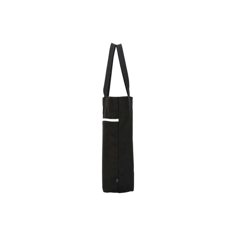 HEAD Fabric Tote Handbag Medium Size Unisex Black/Raw Fabric Color-2
