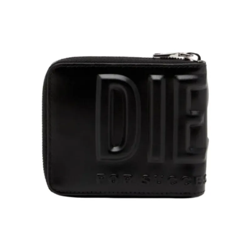 DIESEL Cow Leather Wallet Men's Black-1