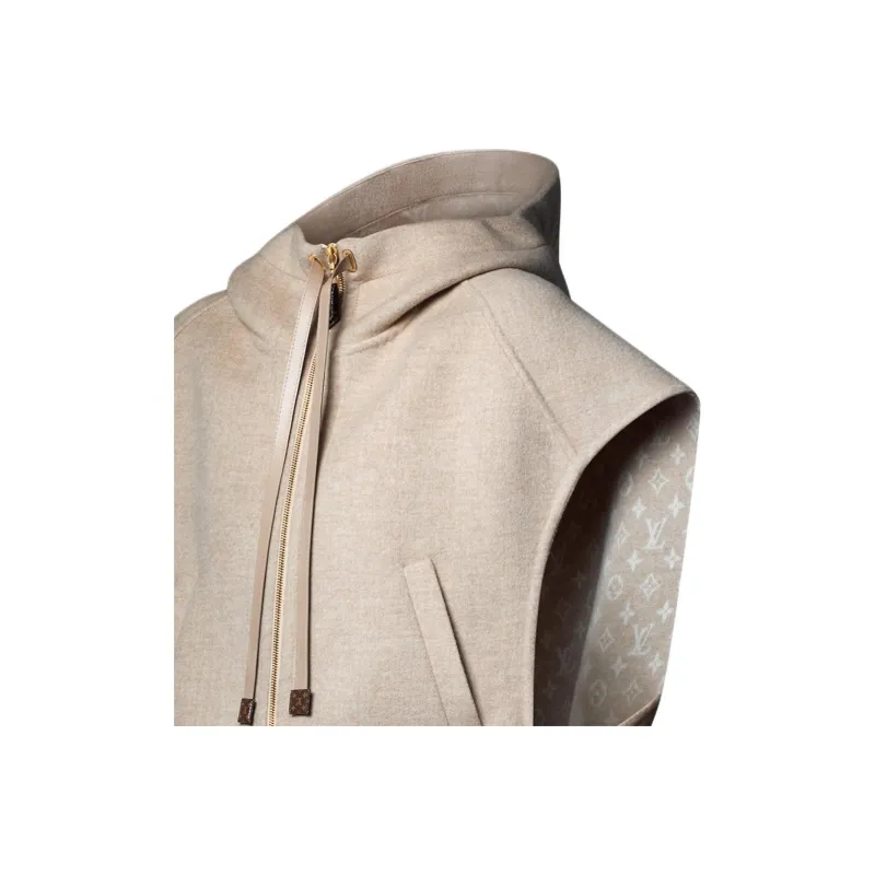 LOUIS VUITTON Double Face Open Arm Jacket-5