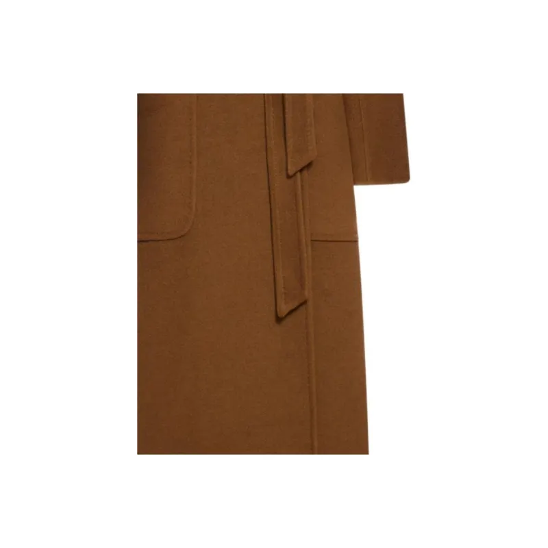 MaxMara Belted Long Coat-3