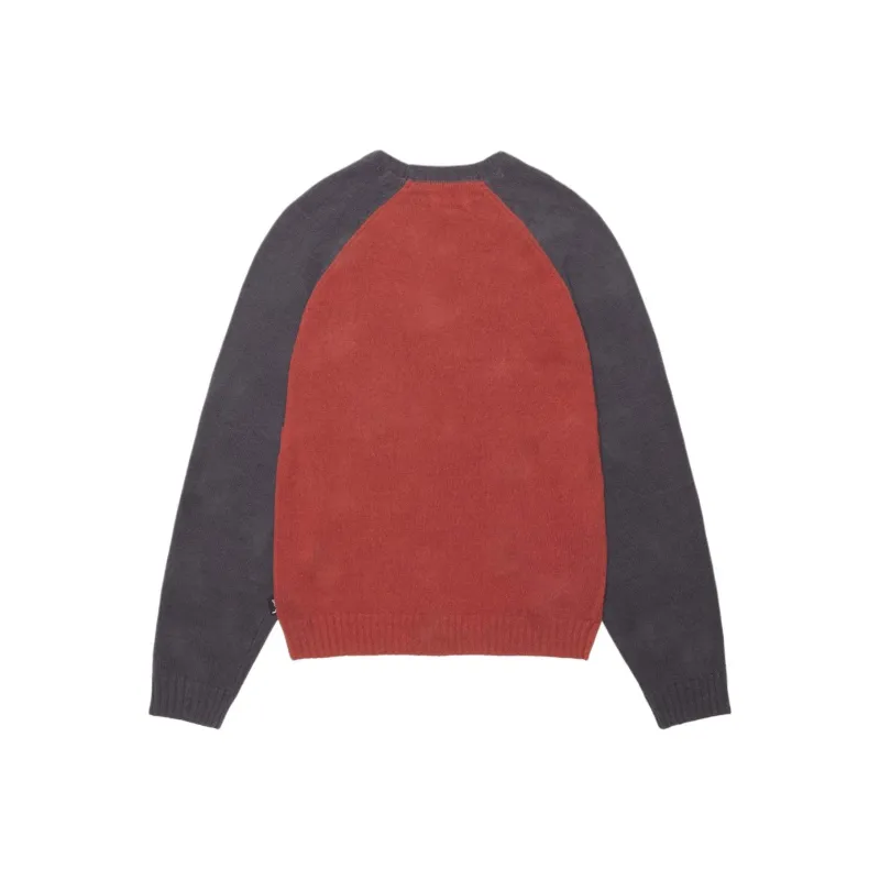 Stussy Colorblocked Raglan Knit Crew-1