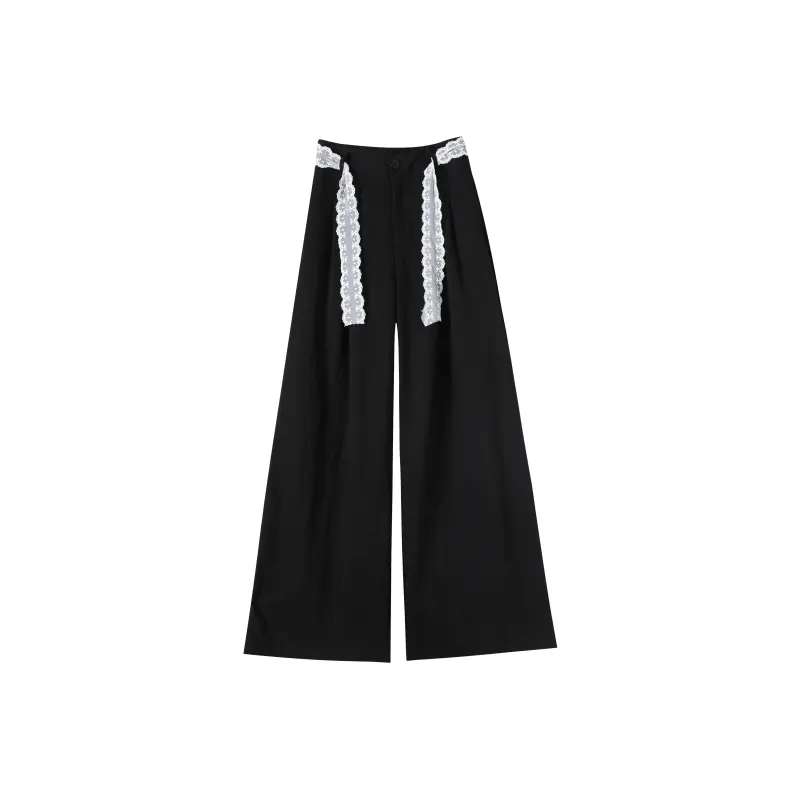 HTHK Casual Pants Women's White/Black/Cream Apricot-18