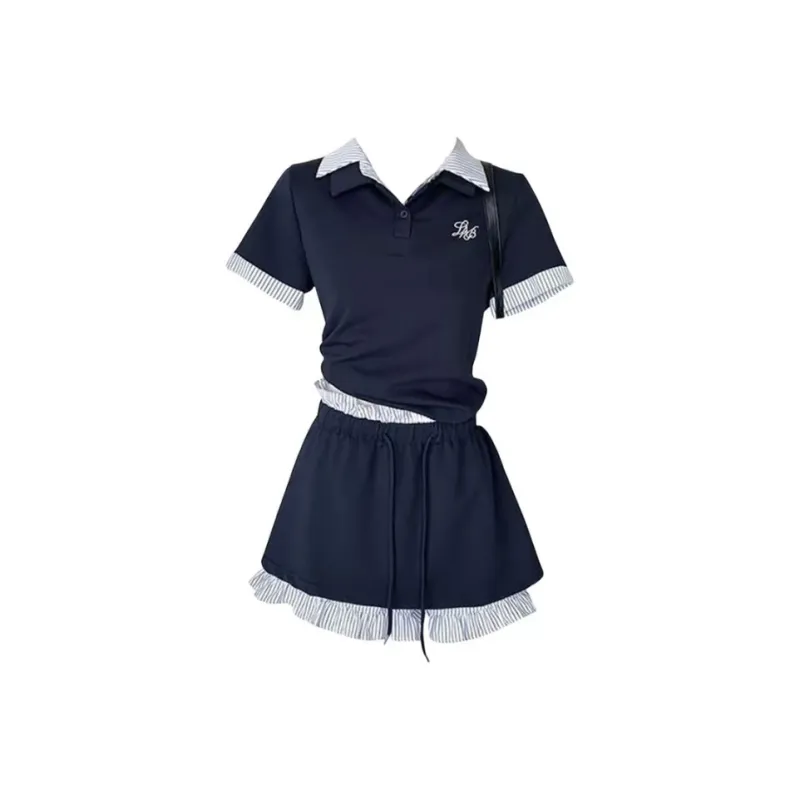 PUREIDOL Two Piece Skirt Sets Women's-0