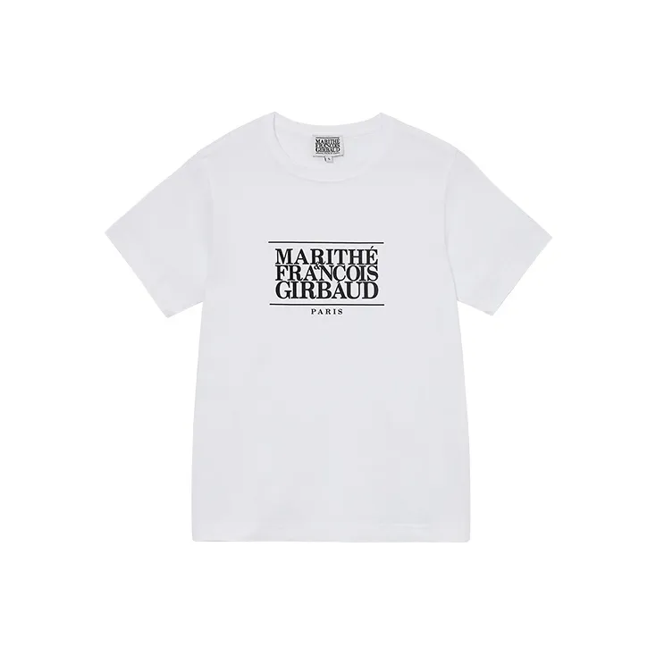 MARITHE FRANCOIS GIRBAUD Short Sleeved T Shirts Classic Logo Print Unisex-0