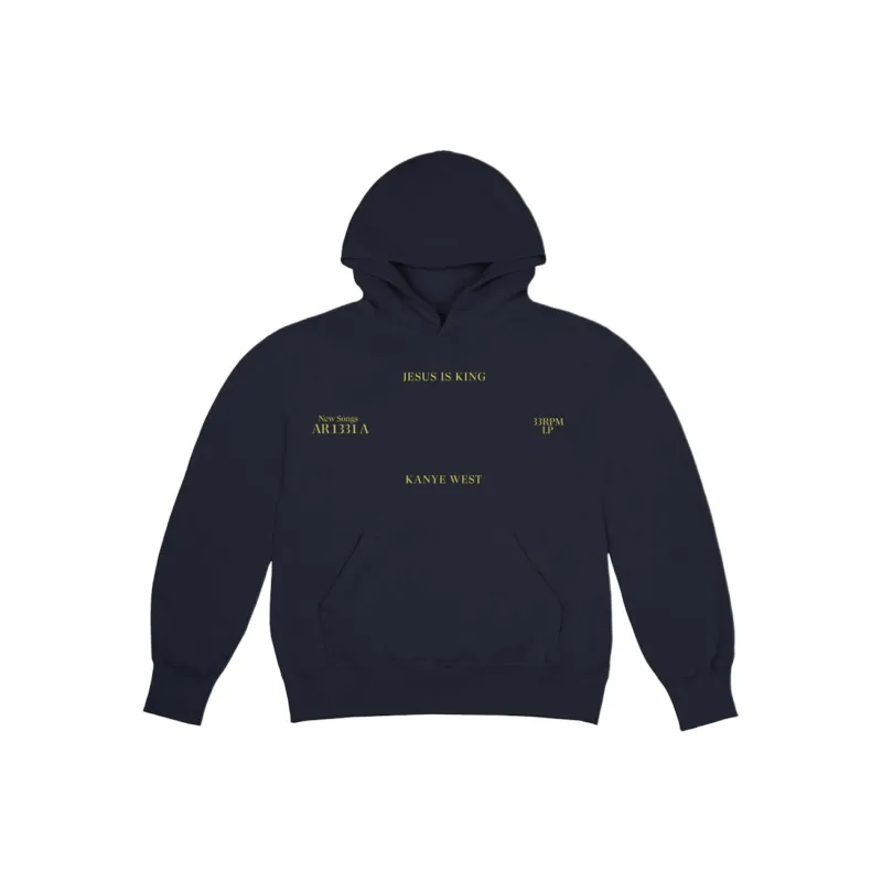 Kanye West Sweatshirt Men's Marine Blue-0