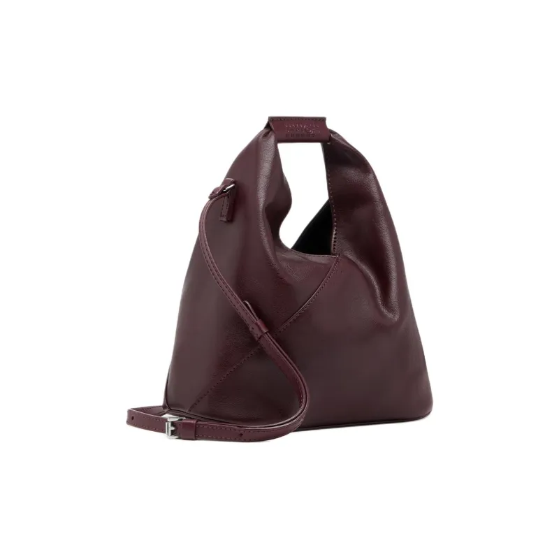 MM6 Maison Margiela Polyurethane Shoulder Bag, Crossbody Bag, Handbag Women's Dark Red-1