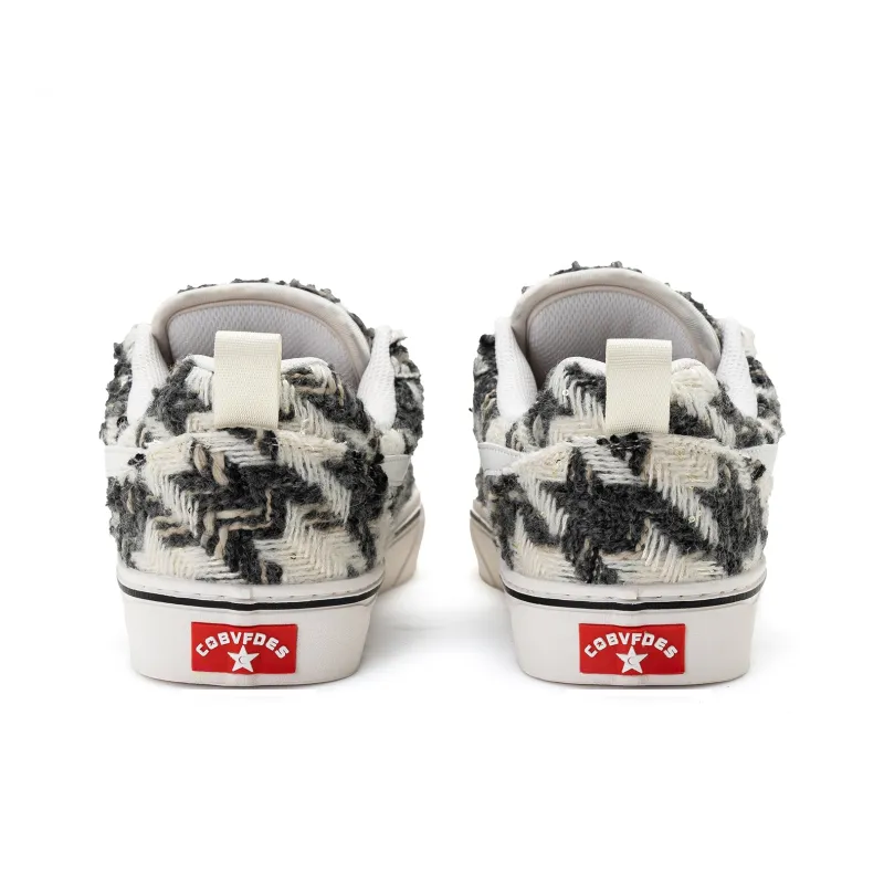 PES PANDA Lightning Storm Anti Slip And Wear Resistant Height Increasing Low Top Skateboard Shoes Unisex-2