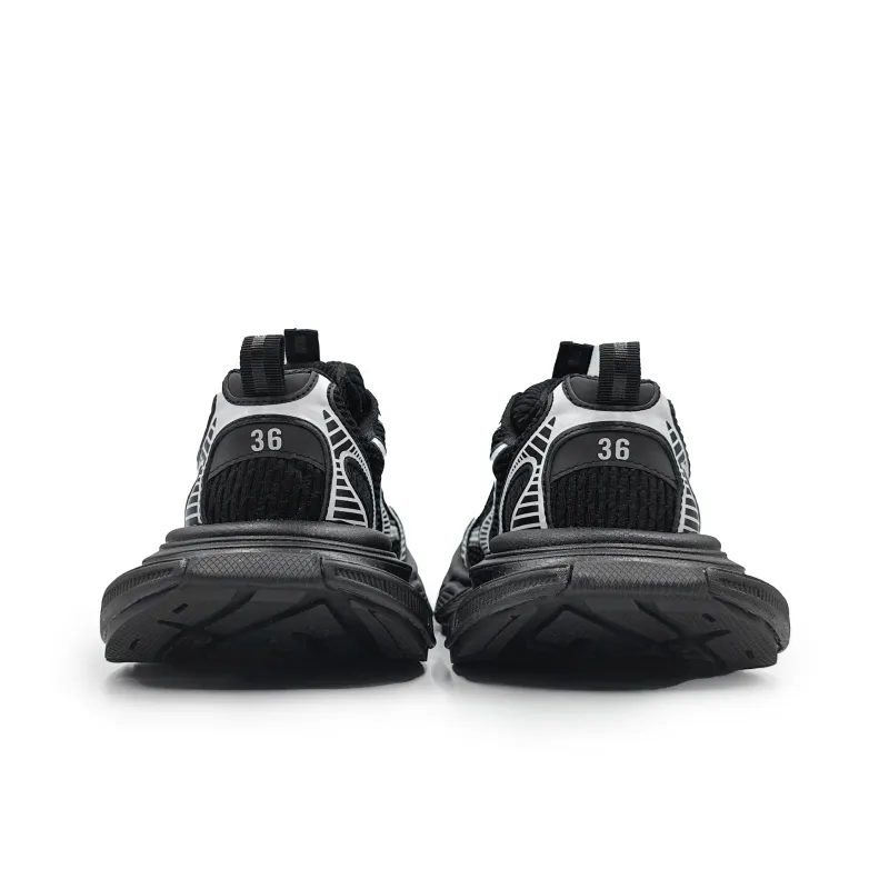Hong Kong Meng Slip Resistant, Breathable, Height Increasing Low Top Chunky Sneakers Unisex-34