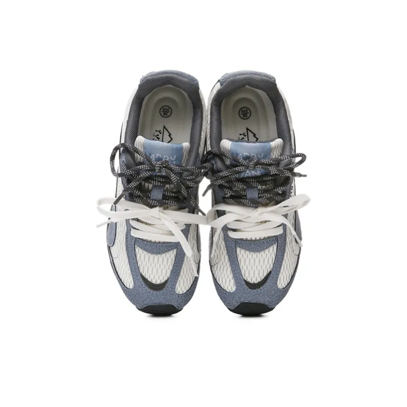 The New Age Family Low Top Skateboard Shoes Women's Blue Gray-2
