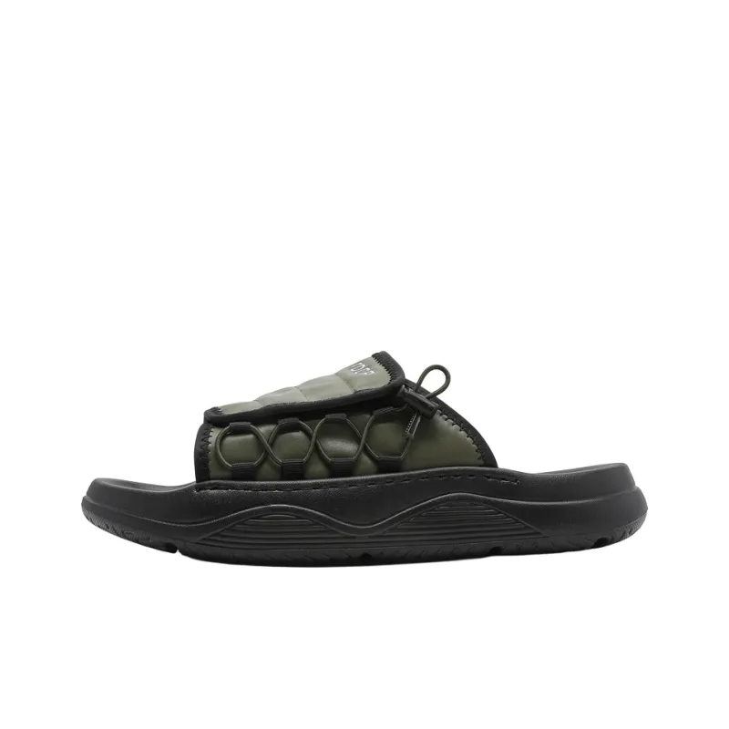 ΛOLUNKΛ Stitching Slip Resistant Odor Resistant Slide Slippers Men's-14