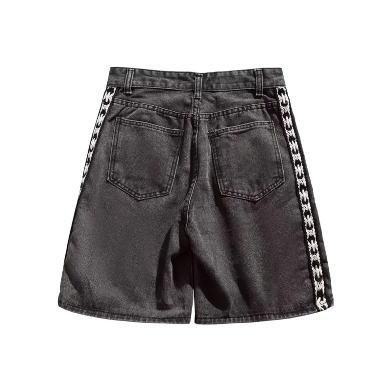 T IRA Denim Shorts Unisex-3