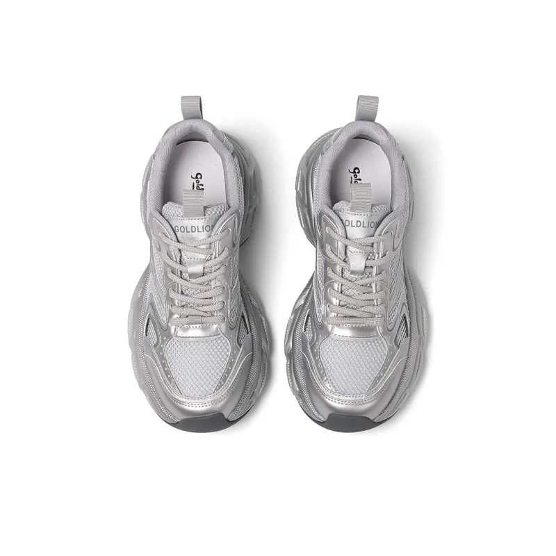 GOLDLION Breathable Low Top Chunky Sneakers Women's-3