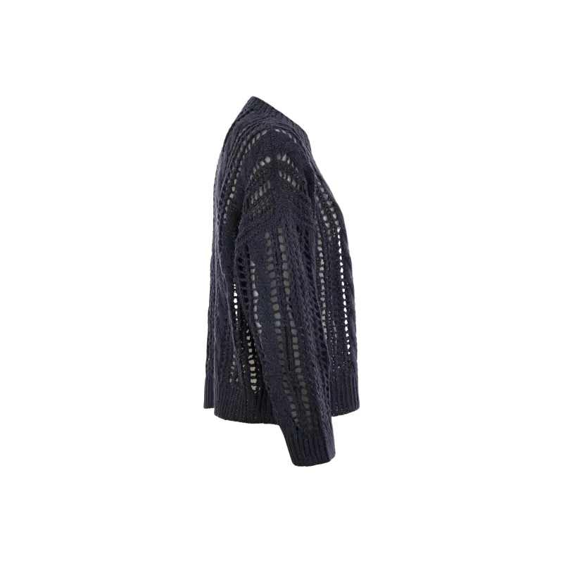 Brunello Cucinelli Crewneck Open Knit Jumper-2