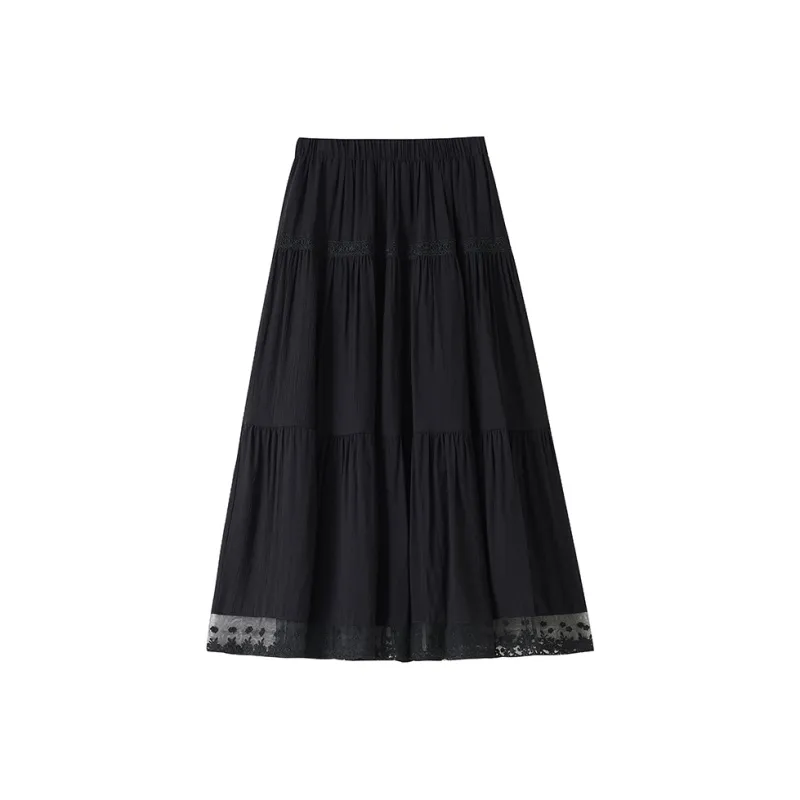 MISS VIGOR Casual Long Skirt Women's-0