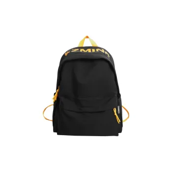 AIBAG Nylon Backpack Unisex Black/Red/Yellow/Navy Blue