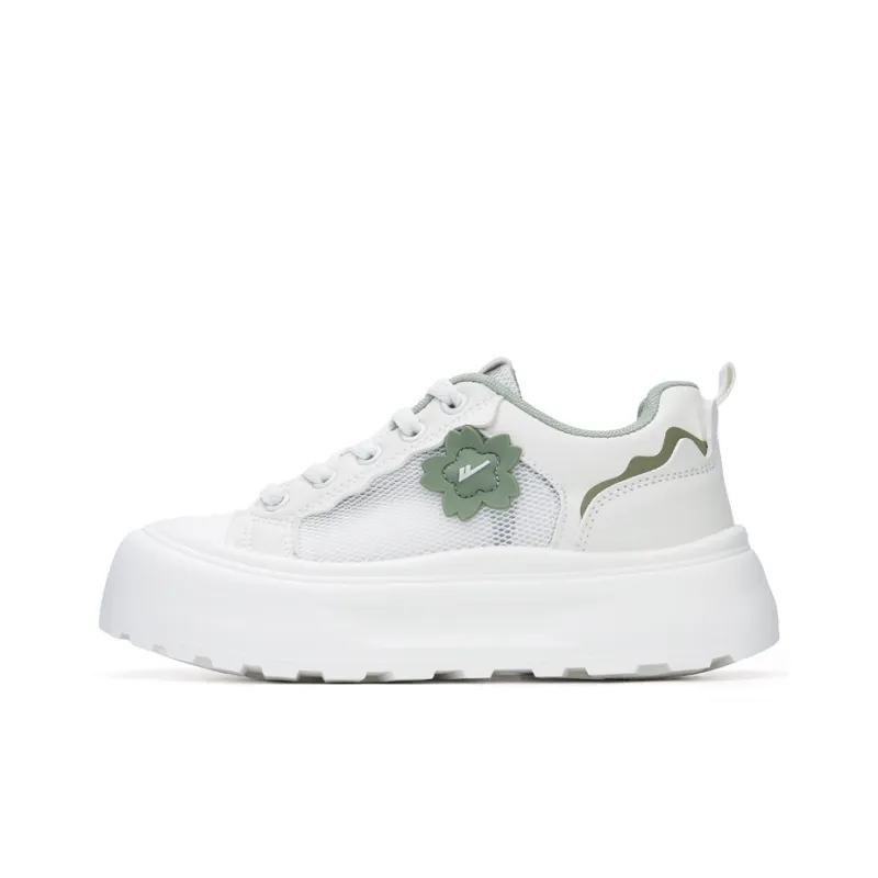 Warrior Abrasion Resistant Low Top Casual Shoes Women's Beige Green-0