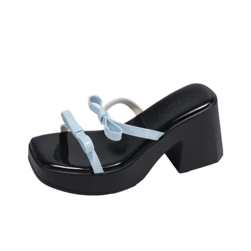 AJPAP Rubber Sole Slip Resistant Odor Resistant Abrasion Resistant Slide Slippers Women's