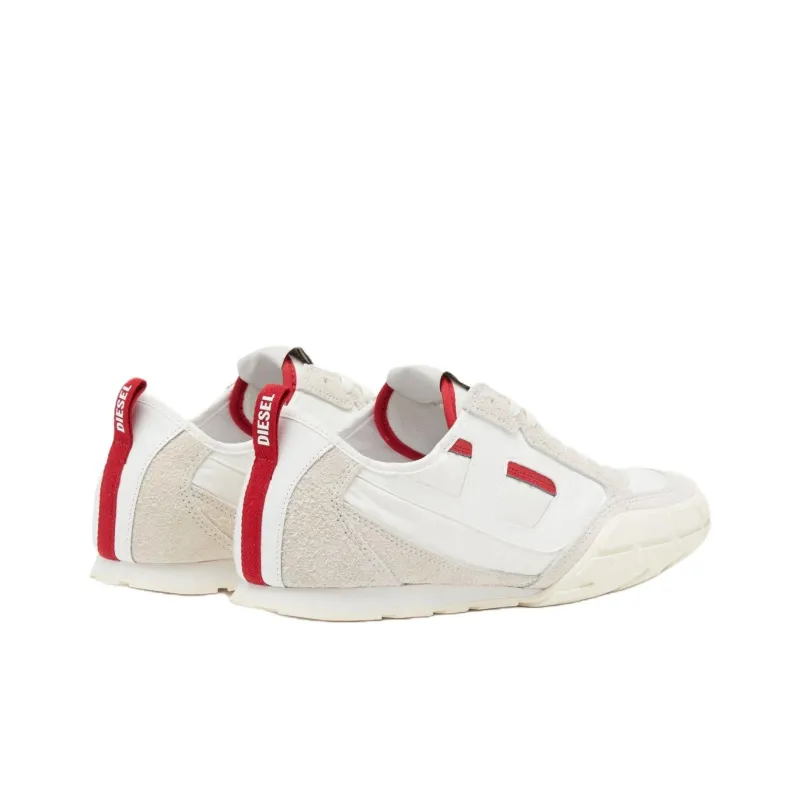 DIESEL S Pagodha Low Top Casual Shoes Men's White Red-4