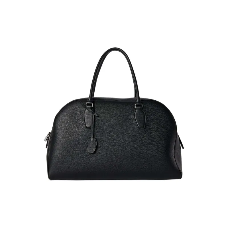 THE ROW India Calfskin Bowling Bag, Handbag Women's Black-0