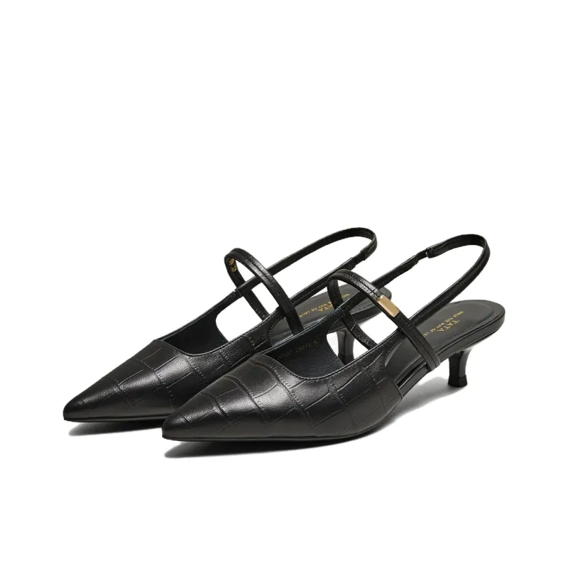 TATA Chunky Heel High Heels Women's-10