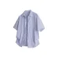 White Blue Stripes