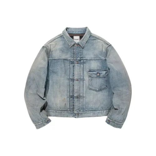 Bowwow SS25 BLANKET LINED DENIM JK AGING Denim Jacket Unisex