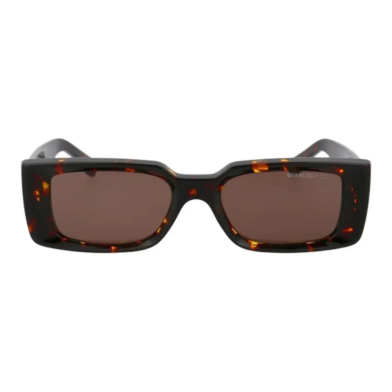 Cutler and Gross Rectangle Frame Tortoiseshell Sunglasses-1