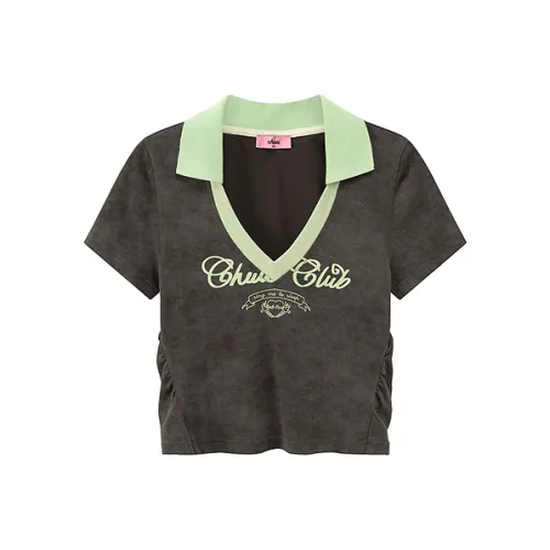 CHUU T Shirts Women's Carbon Gray