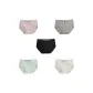5 Pack-Light Pink+Gray+Black+Light Green+White