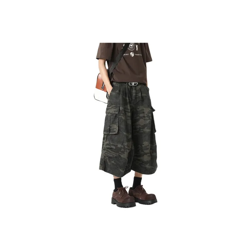 Lulifama Cargo Shorts Unisex Camouflage-0