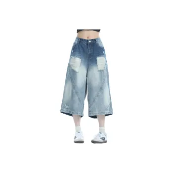 FOREVER 21 Denim Shorts Unisex Blue