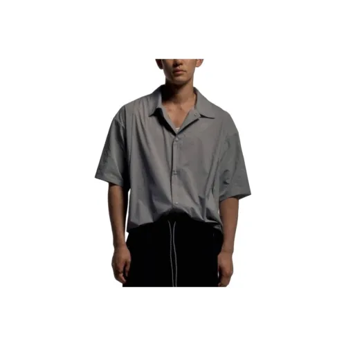 New Balance NB Grey SS25 Shirt Men's Gray
