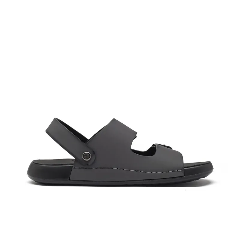 JOSINY Beach Sandals Men Black/Khaki-2