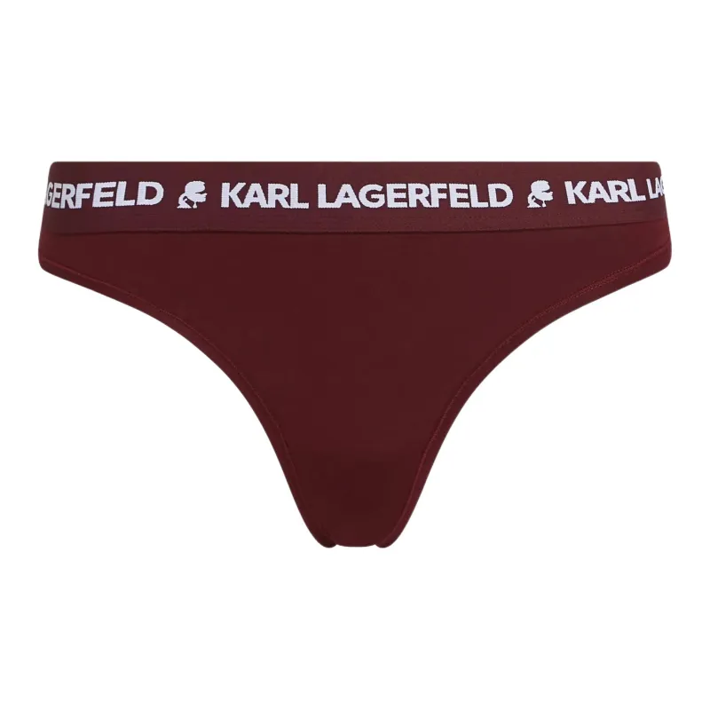 KARL LAGERFELD / Karl Lagerfeld Jeans Logo print Thongs Pack Of Three-1
