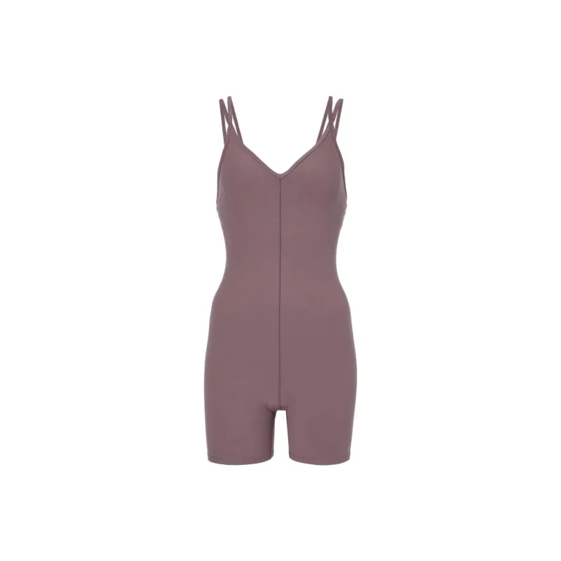 Alo Yoga Alosoft Suns Out Romper Raisinette-0