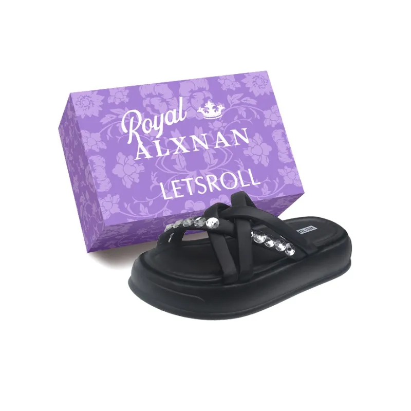 Alxnan Slip Resistant Slide Slippers Women's Box-3