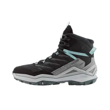 Lowa Maddo Slip Resistant, Waterproof, And Breathable Mid Top Outdoor Shoes Women's Gray