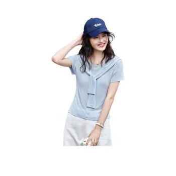 Mu Xiao Xin T Shirts Women's Blue