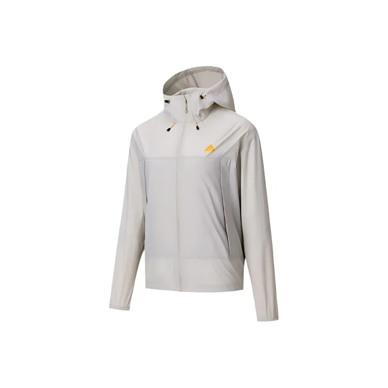 Anta Outdoor Collection Breathable UV Protection Sun Protection Clothing Women's Sand Dune Gray-0