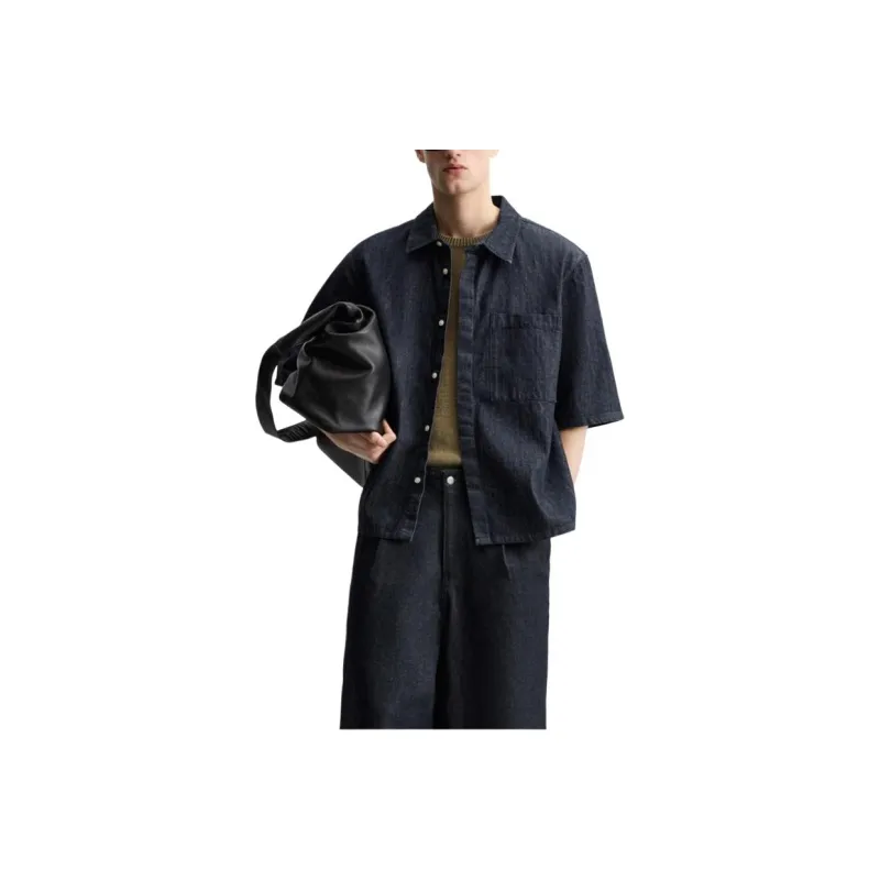ZARA Shirts Men Blue-2