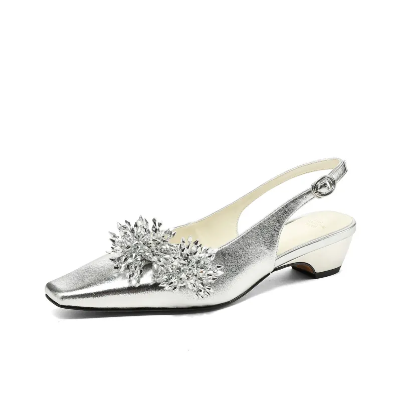 FMM Chunky Heel High Heels Women's-5