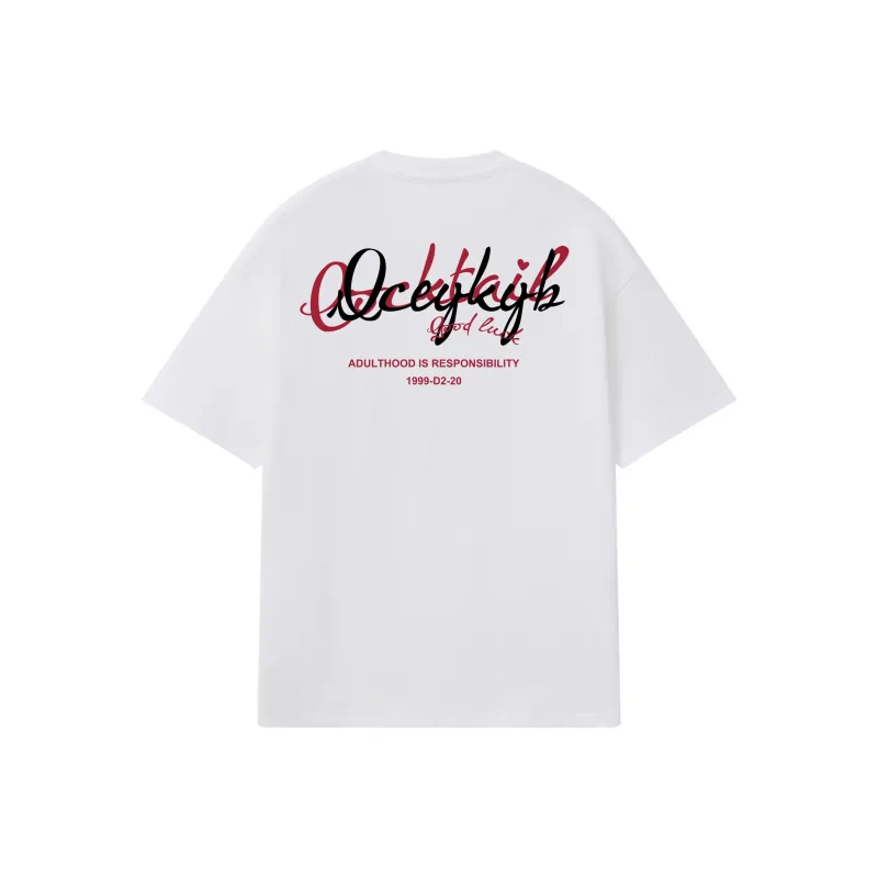 YK&YB T Shirts Unisex White-1