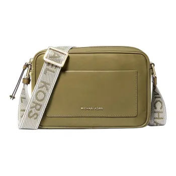 MICHAEL KORS Jet Set Nylon Crossbody Bag Tubas Women's Savannah Green