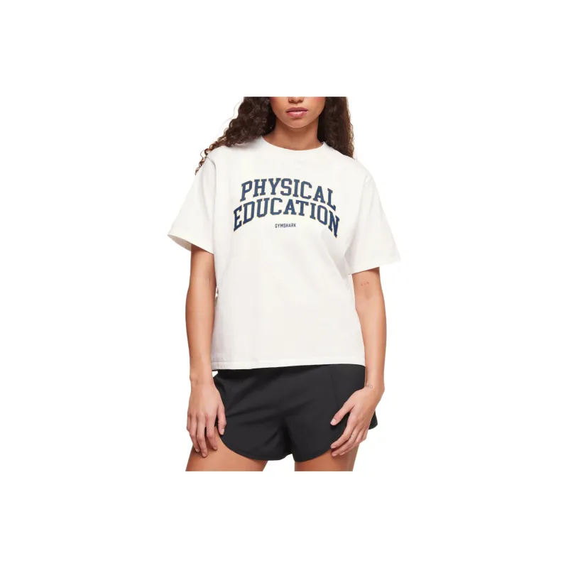 GYMSHARK T Shirt Women's Soft White-0
