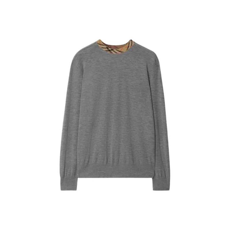Burberry SS25 Sweater Men's Gray-0