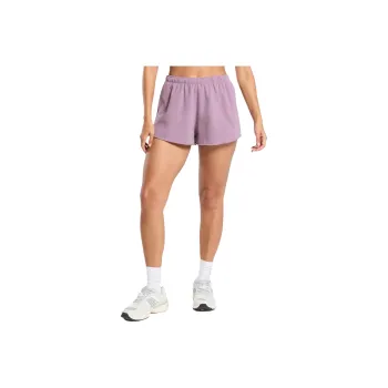 GYMSHARK Fleece Casual Shorts Women's Purple