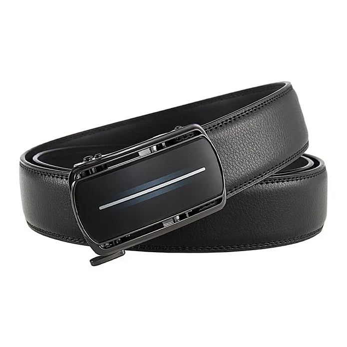 YUZHAOLIN Cow Split Leather Belts Men's Width 3.5CM-4