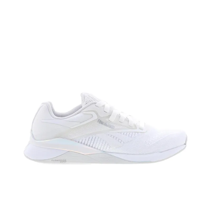 Reebok Nano X4 Anti Slip Wear Resistant Low Top Training Shoes Women's White-1