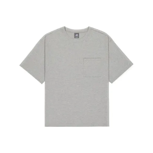 New Balance T Shirts Men Gray
